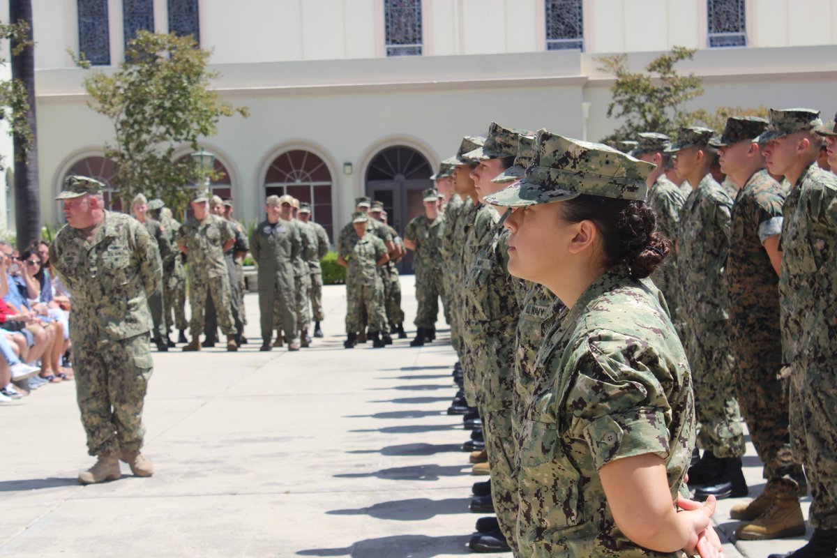 Naval Reserve Officers Training Oath Ceremony Welcome to the 60 incoming #NROTC Freshmen who spent all last week getting indoctrinated into the NROTC program! @uofsandiego #SanDiego