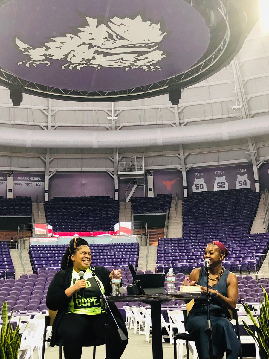 TCU’s common reading is New York Times’ best selling young adult novel The Hate U Give by Angie Thomas.  Dr. Stacie McCormick interviewed Thomas after her keynote address. @TCUEnglish #TCU #gofrogs #tcuenglish