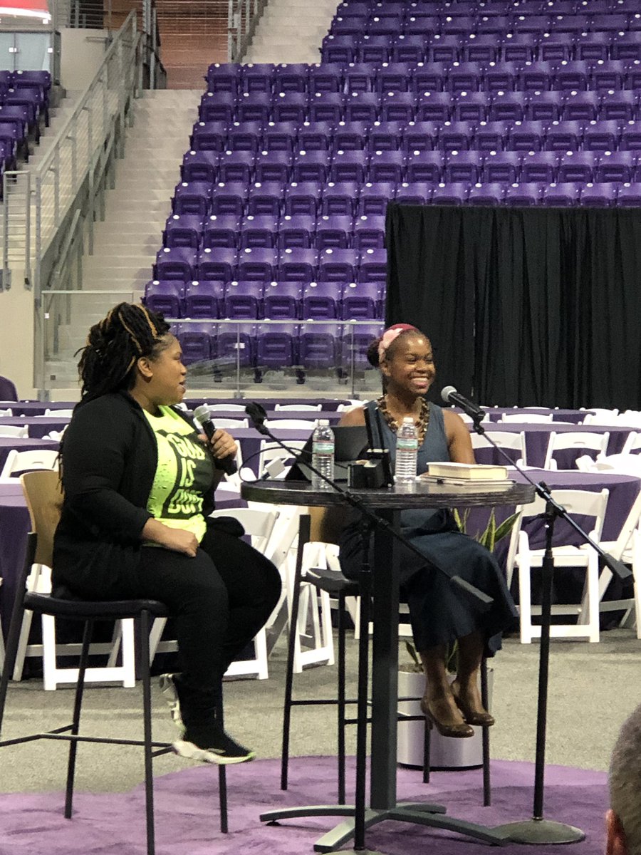 TCU’s common reading is New York Times’ best selling young adult novel The Hate U Give by Angie Thomas.  Dr. Stacie McCormick interviewed Thomas after her keynote address. @TCUEnglish #TCU #gofrogs #tcuenglish